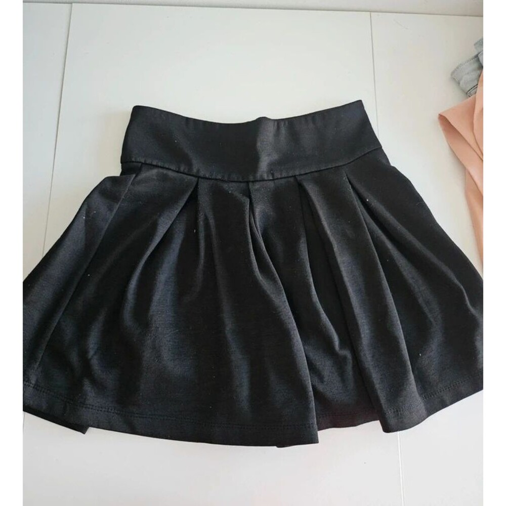 Black Pleated Skirt with back zipper Size Small